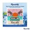 Figured'Art Mini Paint by Numbers Kit for Adults with Frame Malibu Sunset Small format 8"x8" - Craft Art Painting DIY Canvas Already Stretched on a Wooden Frame